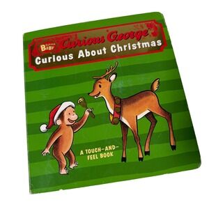 PBS Curious Baby George Curious About Christmas Touch and Feel Board Book